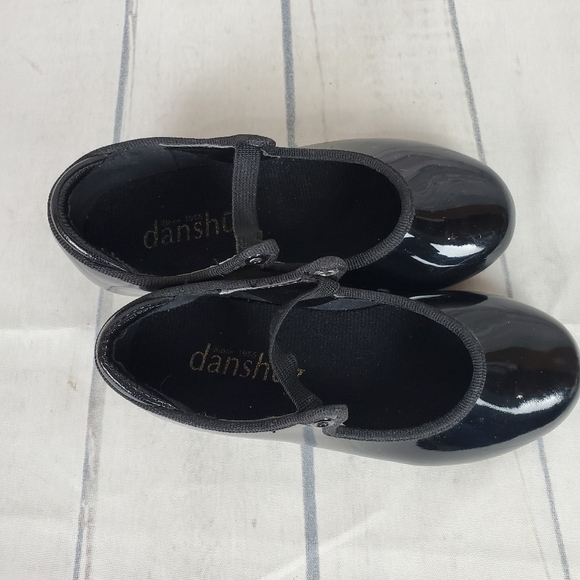 Danshuz Tap Shoes Black Patent Mary Jane Size 9.5W - Picture 6 of 12
